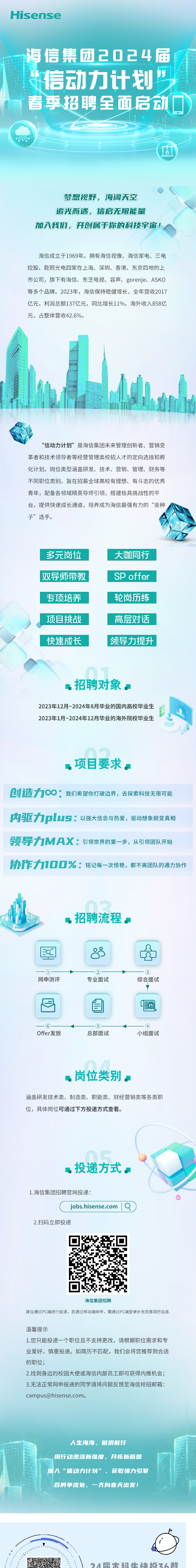 名企校招 | 海信集团2024届信动力计划春季招聘正式启动